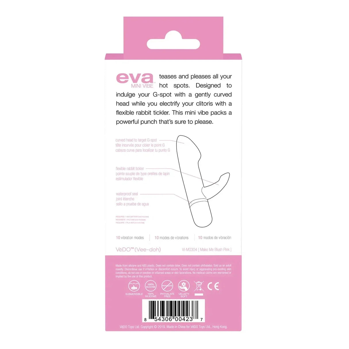 VeDO Eva Mini Vibe Super Quiet Vibrator