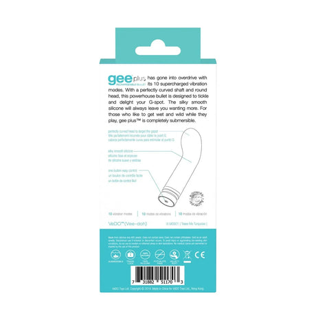 VeDO Gee Plus Silicone G Spot Vibrator