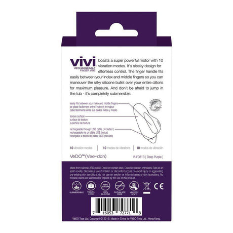 VeDO Vivi Rechargeable Finger Vibe