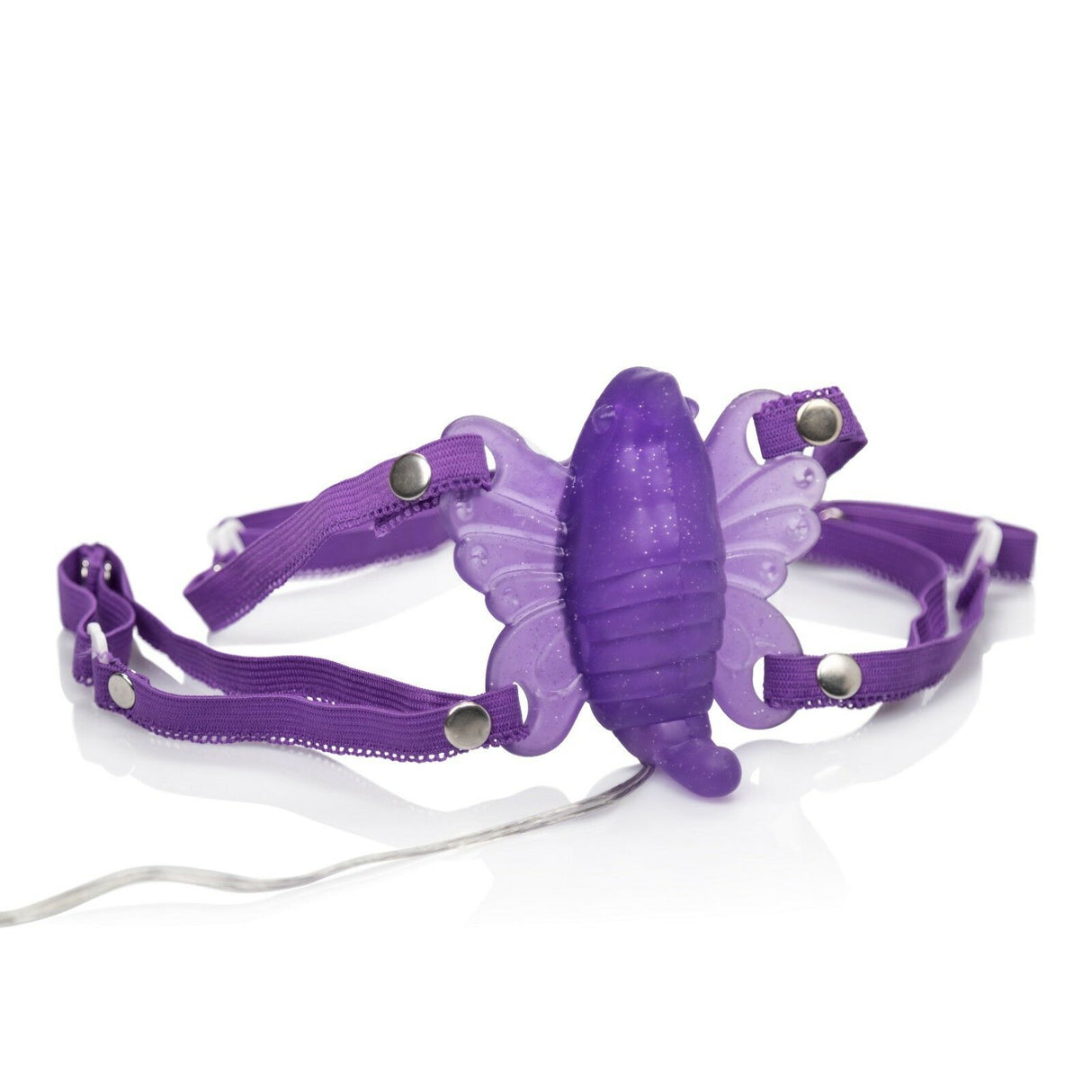 Venus Butterfly 2 Wearable Strap On Clit Vibrator - Purple