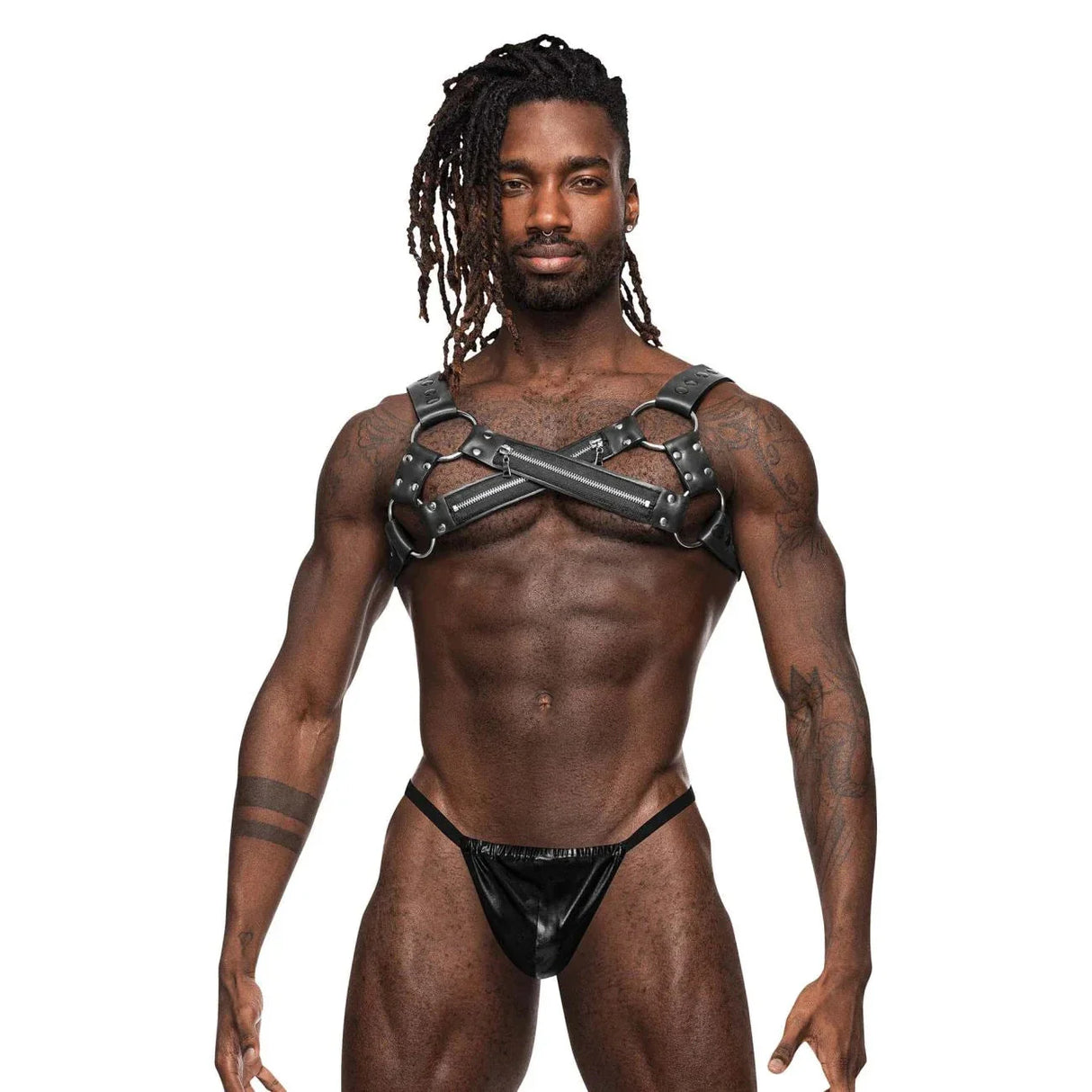 Virgo PU Leather Chest Harness