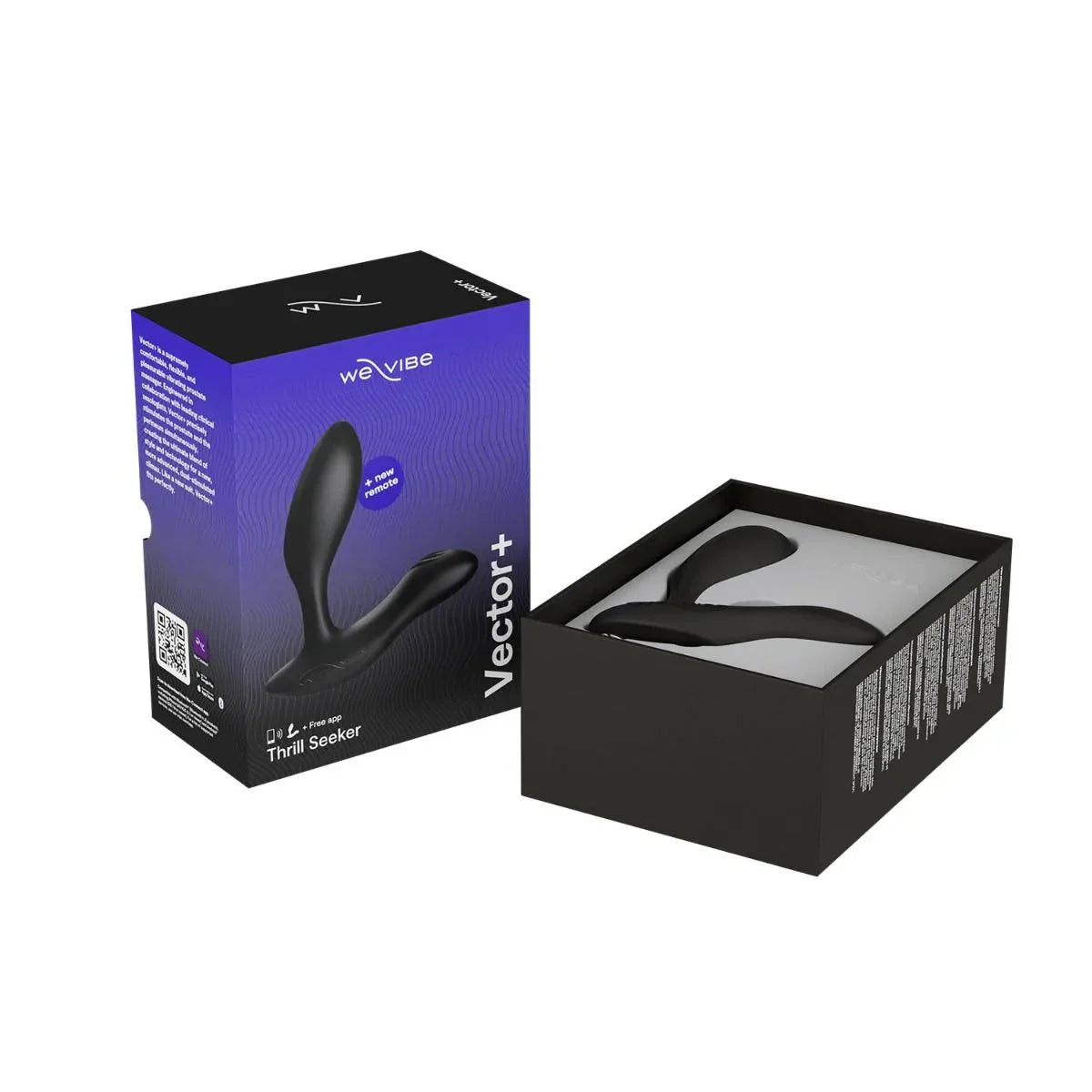 We-Vibe Vector+ Remote-Controlled Vibrating Prostate Massager