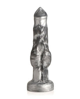 Night Prowler Silicone Silver Dildo