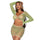Zig Zag Net Crop Top and Mini Dress