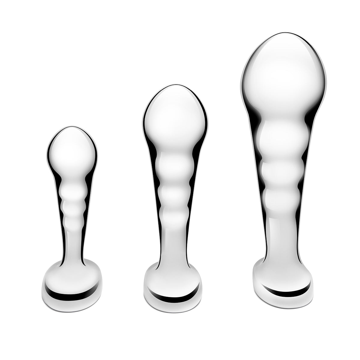 b-Vibe Stainless Steel 3-Piece P-Spot Training Set