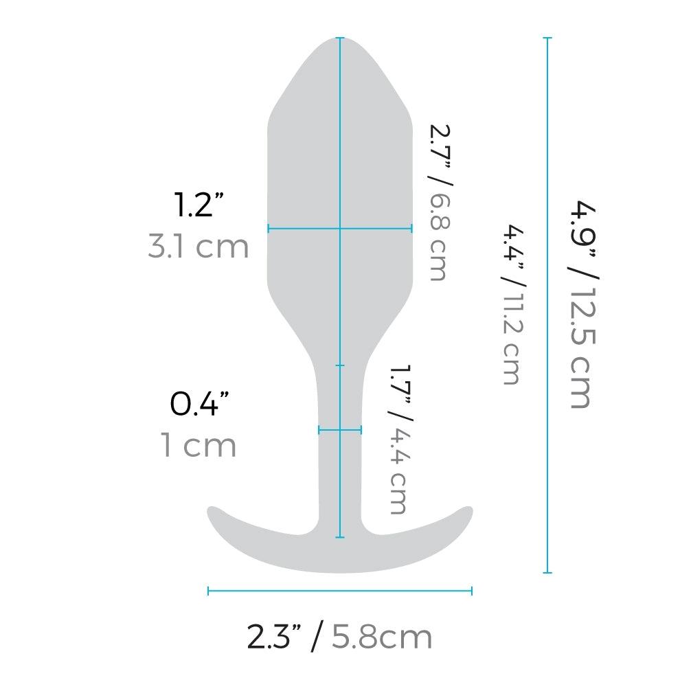 b-Vibe Vibrating Weighted Snug Plug