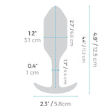 b-Vibe Vibrating Weighted Snug Plug
