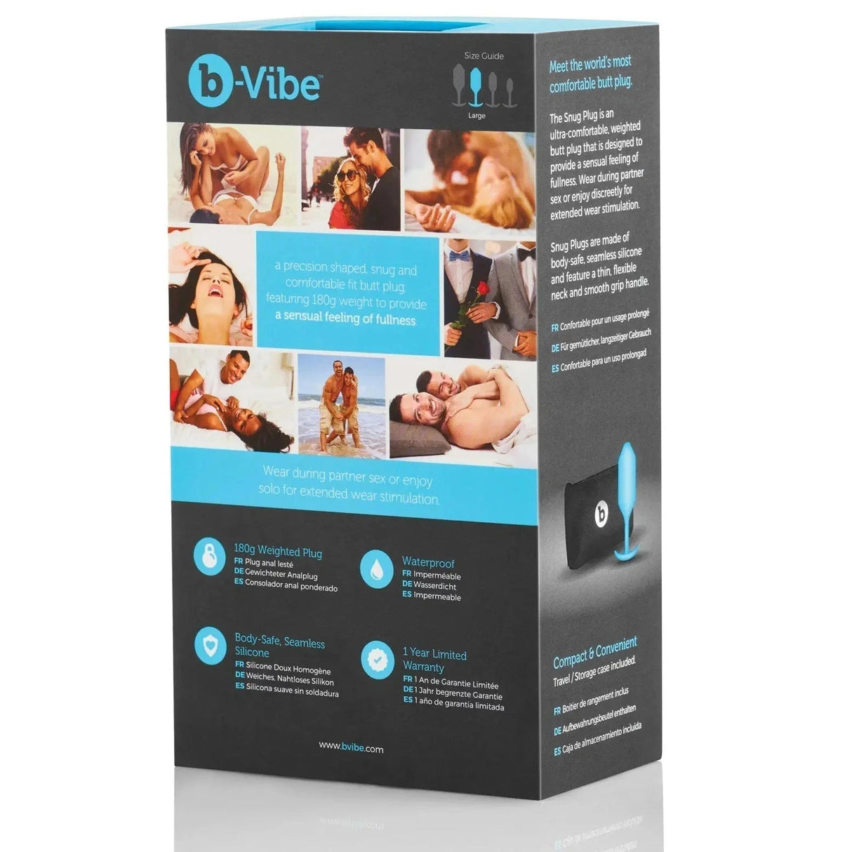 b-Vibe Weighted Snug Plug 3