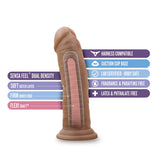 Blush Au Naturel 8 Inch Dildo with Suction Cup