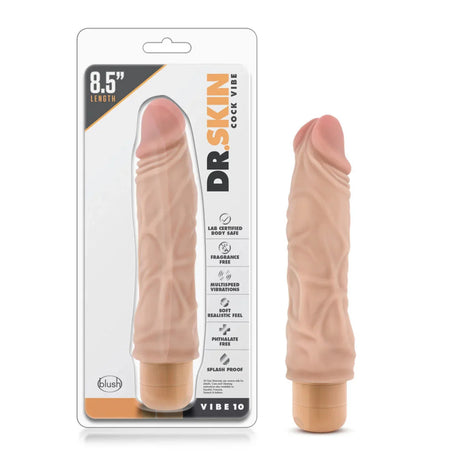 Blush Dr. Skin 8.5" Realistic Vibrating Dildo
