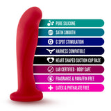 Blush Temptasia Jezebel Curved Silicone Dildo for Strap On