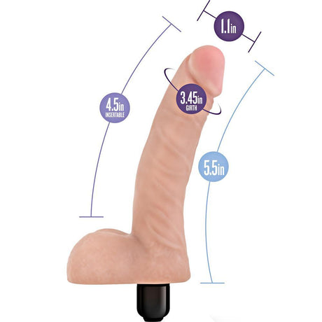Blush X5 Basic 5 Vibrating Dildo
