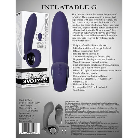 Inflatable G Rechargeable Vibrator