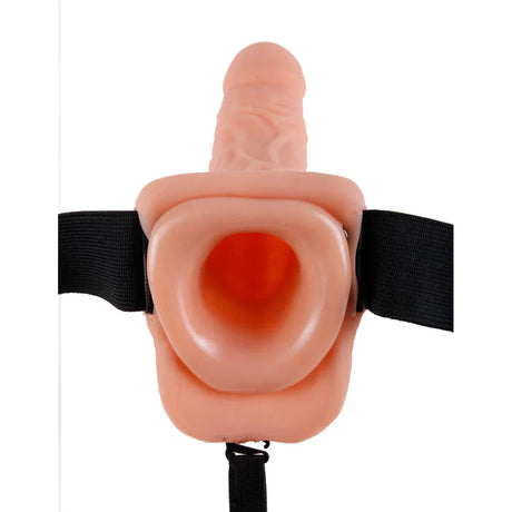 Fetish Fantasy 7 Inch Vibrating Hollow Strap-On