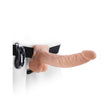 Fetish Fantasy Series Vibrating Hollow Strap-On Dildo with Balls
