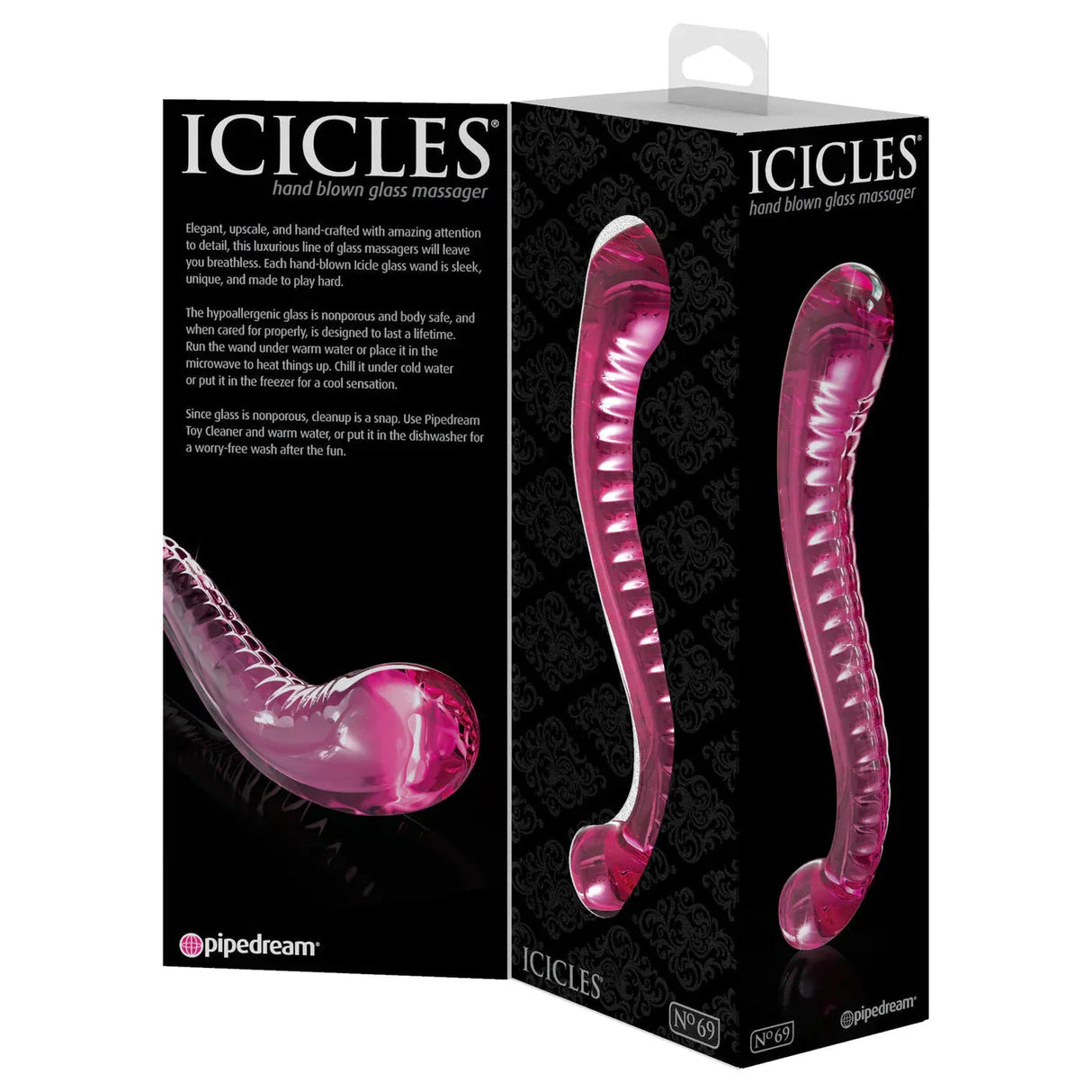 Hand Blown Glass G-spot Dildo
