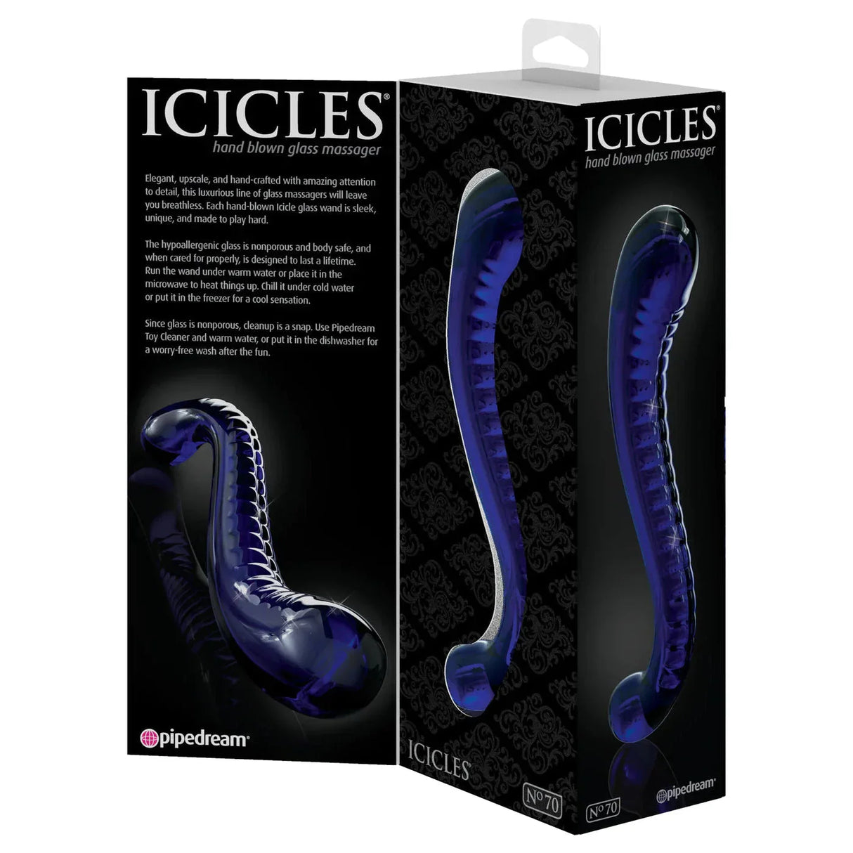 Hand Blown Glass G-spot Dildo