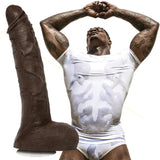 Jason Luv 10 Inch ULTRASKYN Dildo with Removable Vac-u-lock Suction Cup