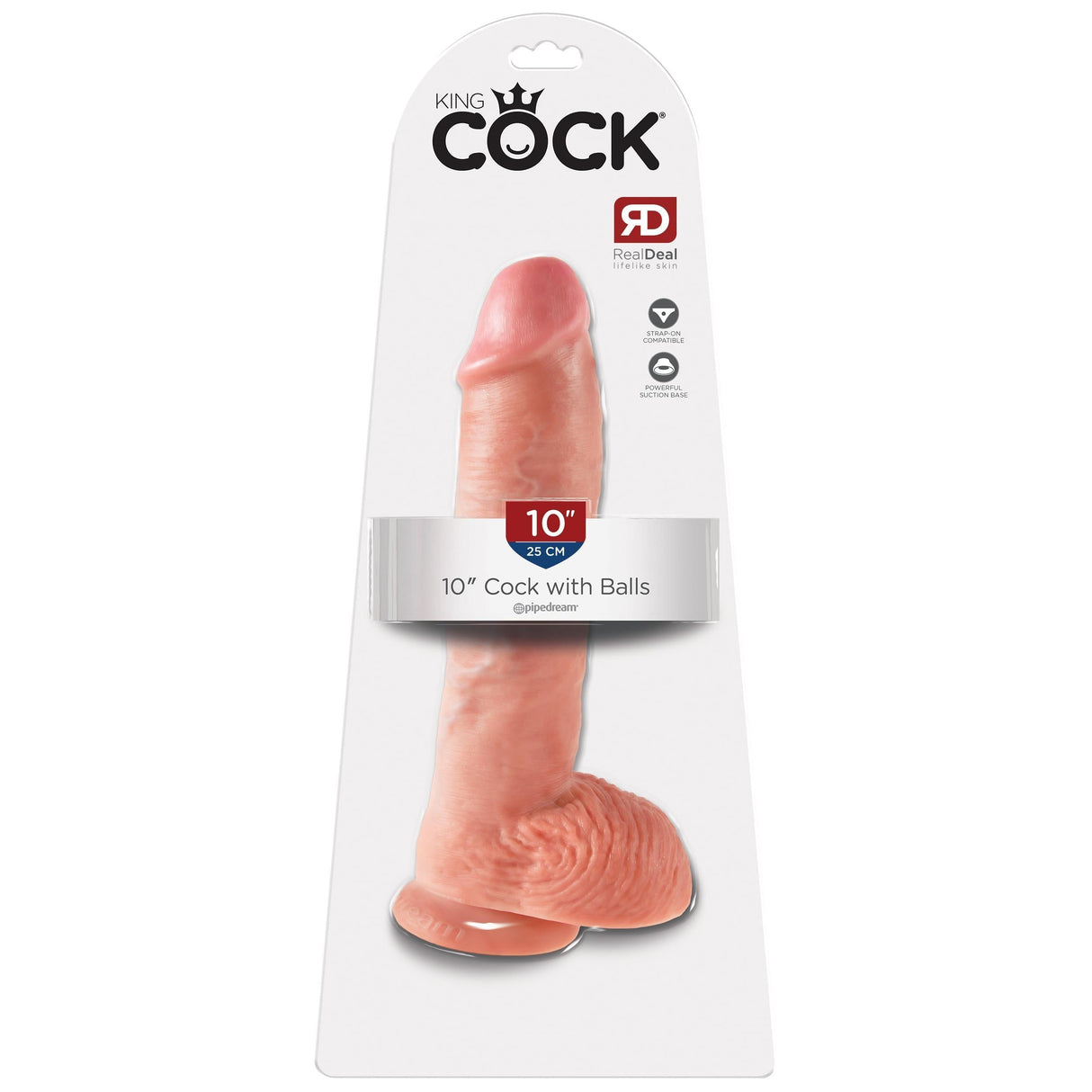 King Cock 10 Inch Realistic Dildo