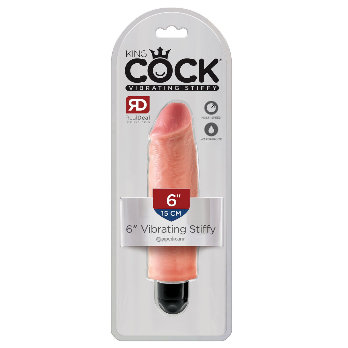 King Cock Vibrating Stiffy Dildo