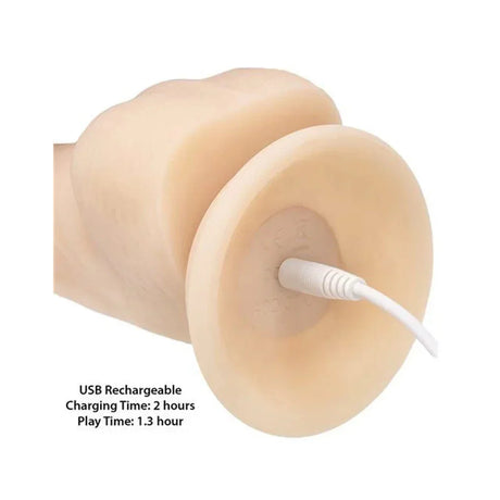 Naked Addiction 8 Inch Rotating & Vibrating Dildo