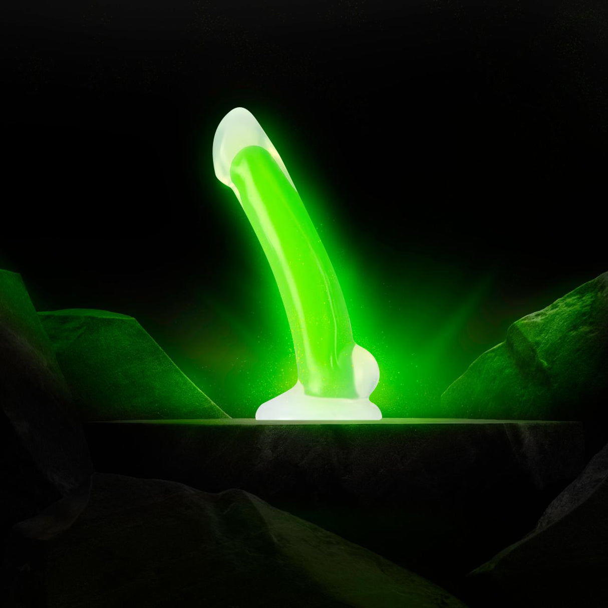 Neo Elite Glow in the Dark Omnia 7 Inch Dual Density Dildo