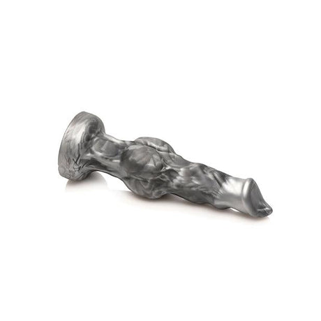 Night Prowler Silicone Silver Dildo