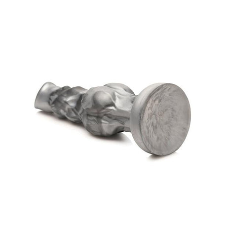 Night Prowler Silicone Silver Dildo