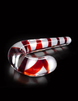 Candy Cane Glass Dildo