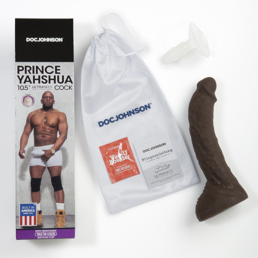 Prince Yahshua 10.5 Inch Ultraskyn Vac-U-Lock Dildo