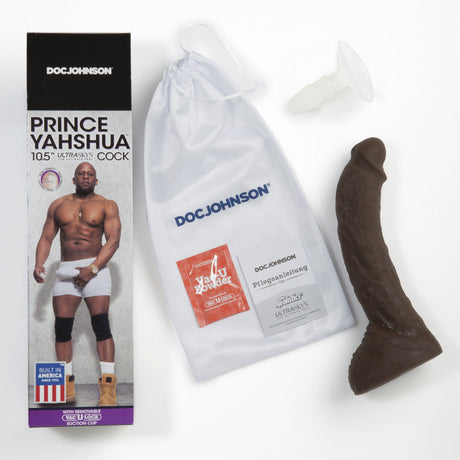 Prince Yahshua 10.5 Inch Ultraskyn Vac-U-Lock Dildo
