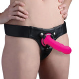 Squeeze-It Squeezable Wavy Dildo for Strap-On