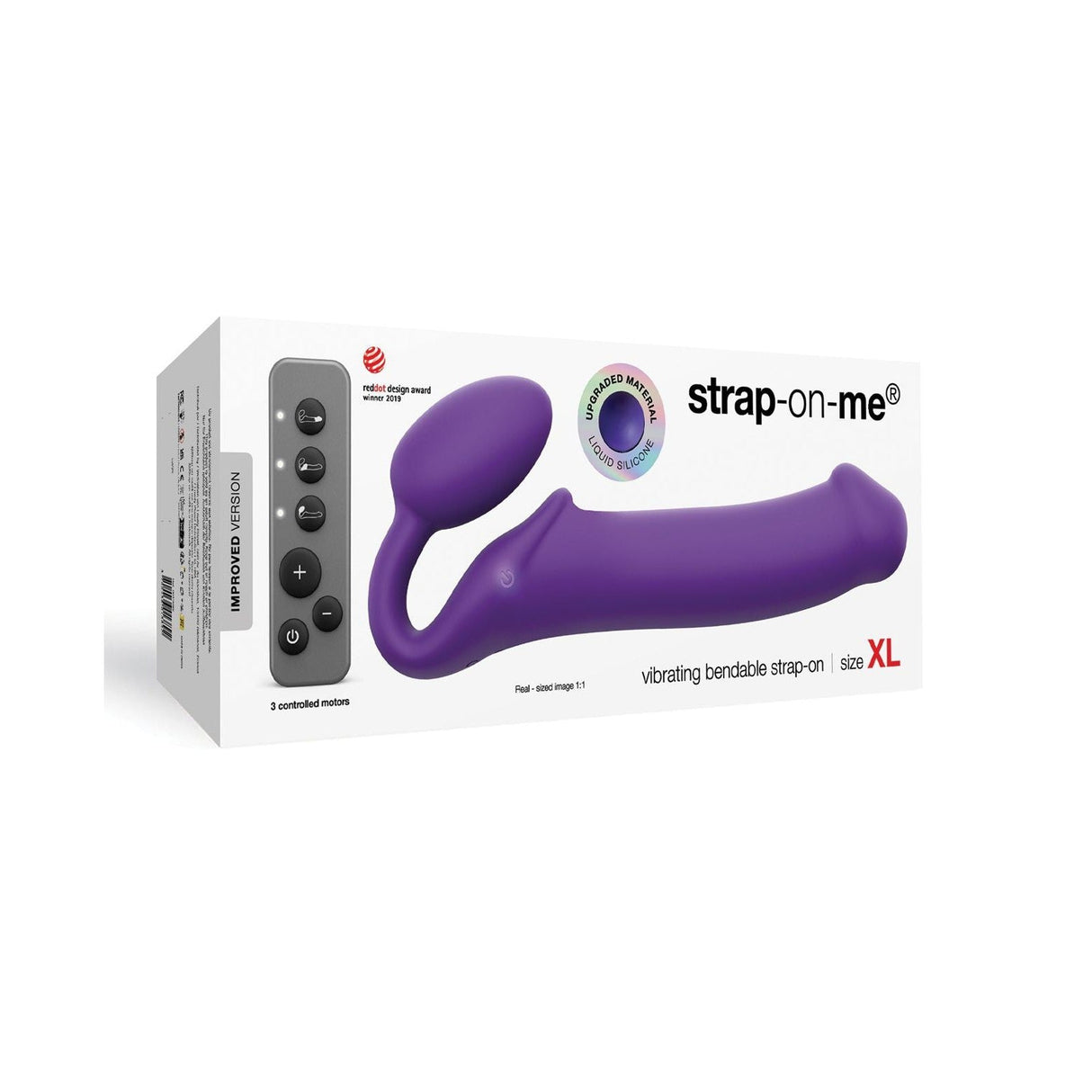 Strap-On-Me Vibrating Bendable Strapless Strap On