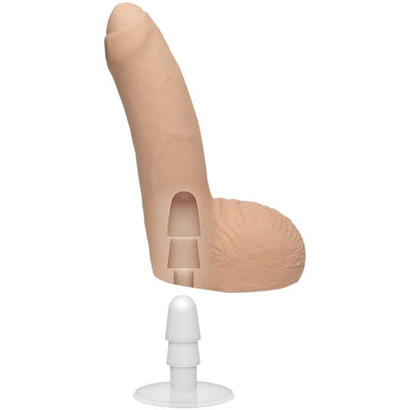 Vac-U-Lock William Seed Dual Density 8 Inch Uncut Cock