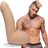 Vac-U-Lock William Seed Dual Density 8 Inch Uncut Cock