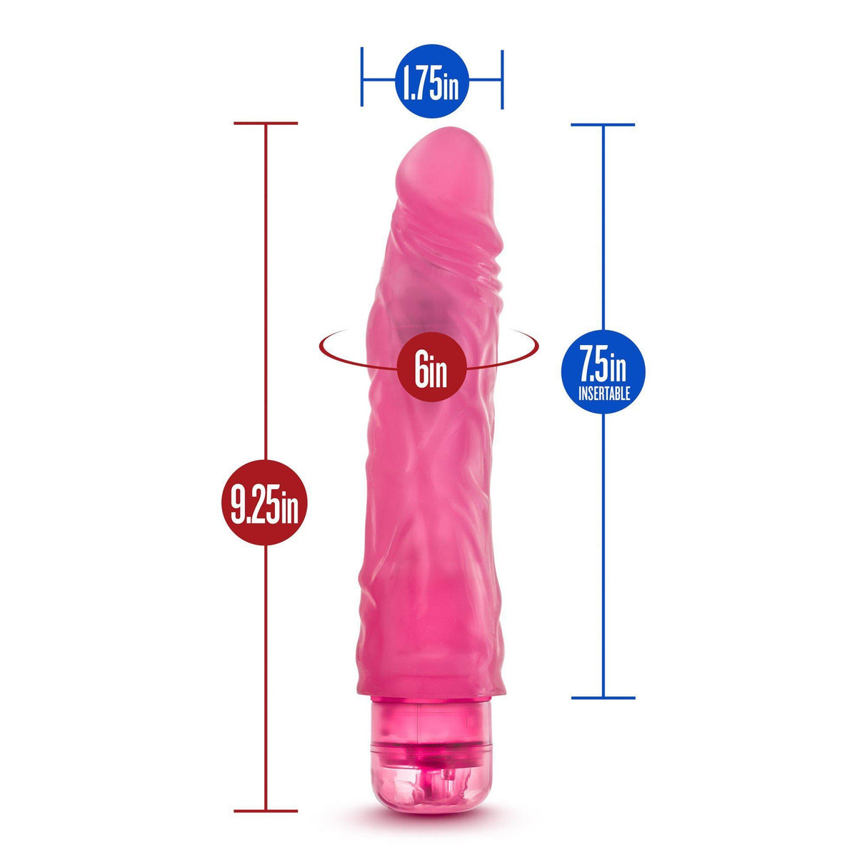 Blush Glow Dicks 9 Inch The Drop Vibe