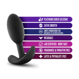 Blush Luxe Slim Vibrating Butt Plug