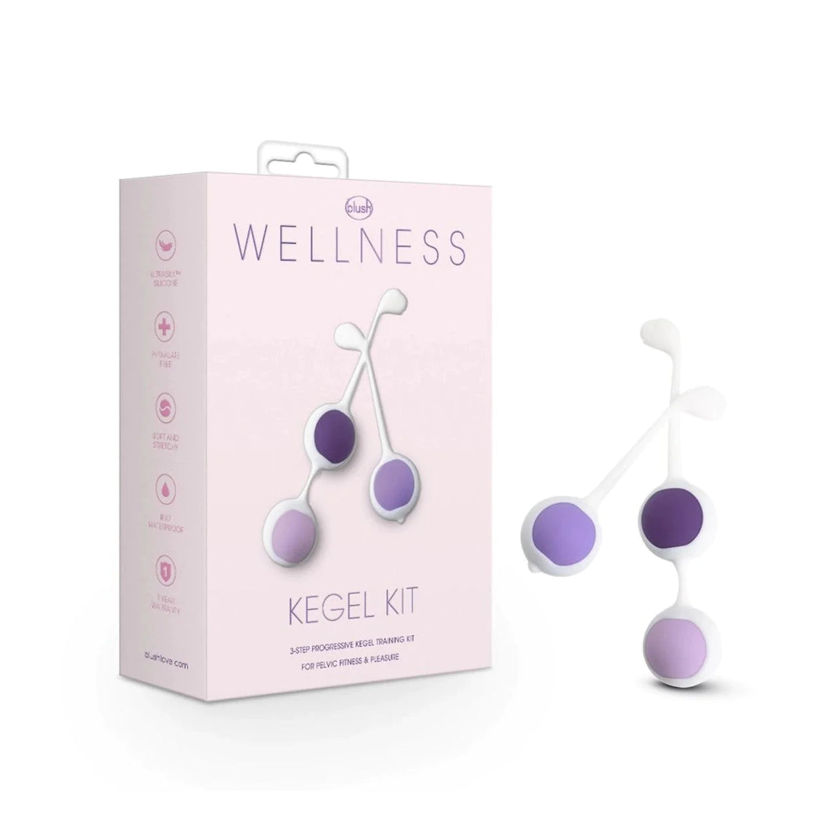 Blush Wellness 3 Step Progressive Kegel Training Kit