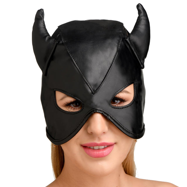 Bondage Hood with Horns