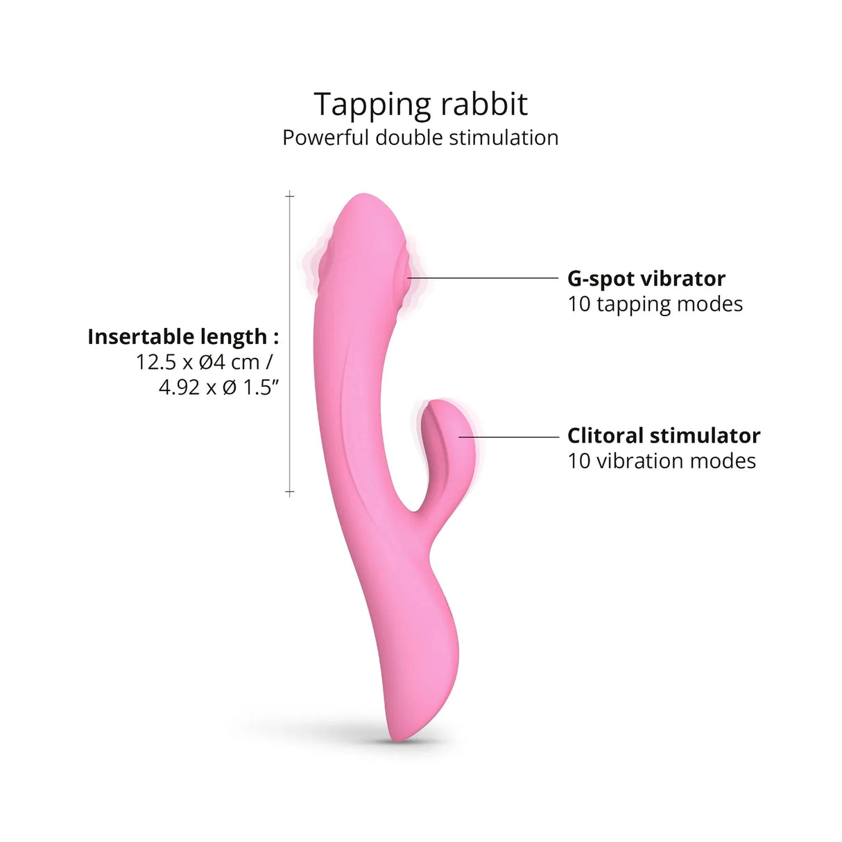 Bunny & Clyde Tapping Rabbit Vibrator