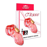 CB-3000 Red Male Chastity Device