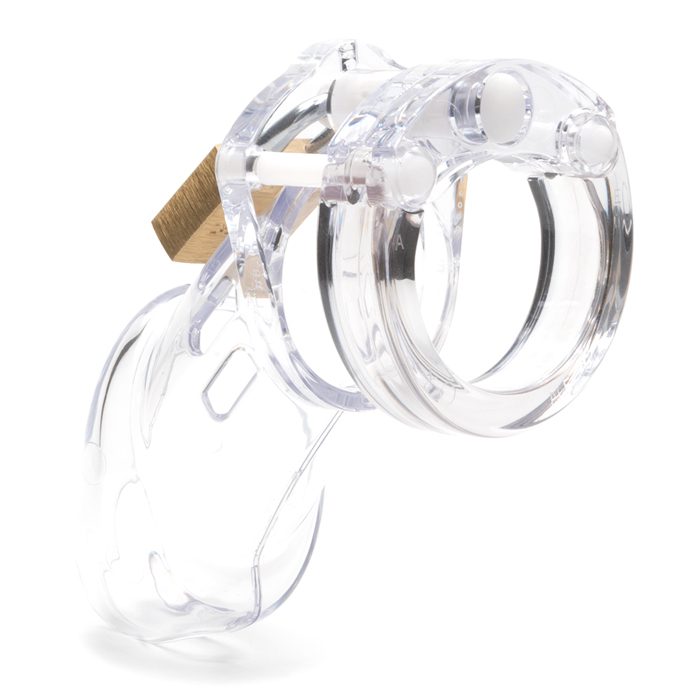 CB-6000 Clear Male Chastity Device