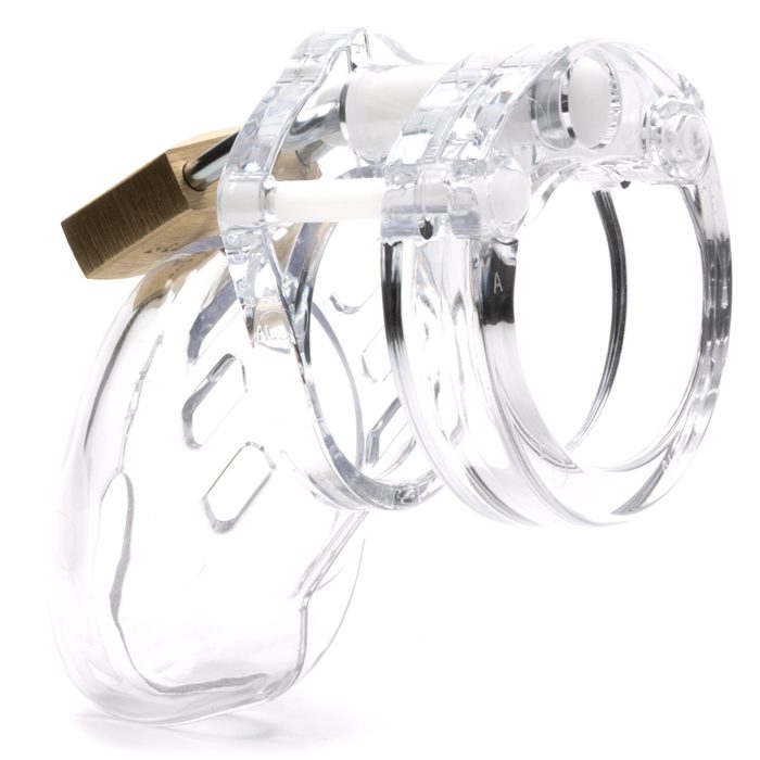 CB-6000 Clear Male Chastity Device