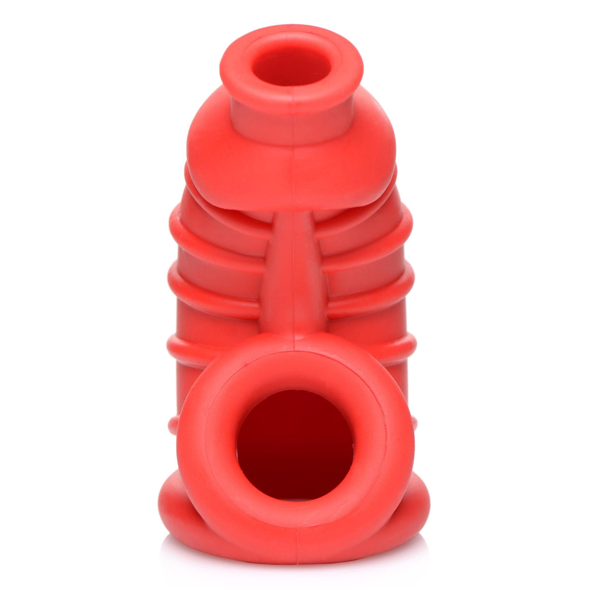 Chamber Red Silicone Chastity Cage
