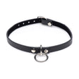 Collared Vixen Silver Ring Slim Choker