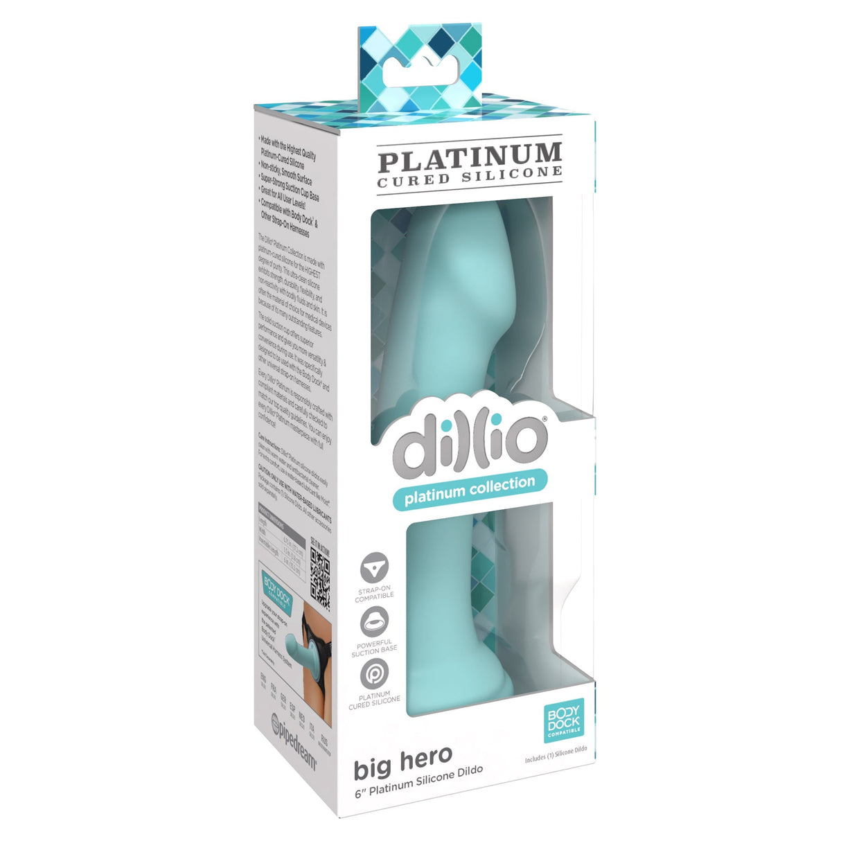 Dillio Platinum Big Hero Silicone Dildo