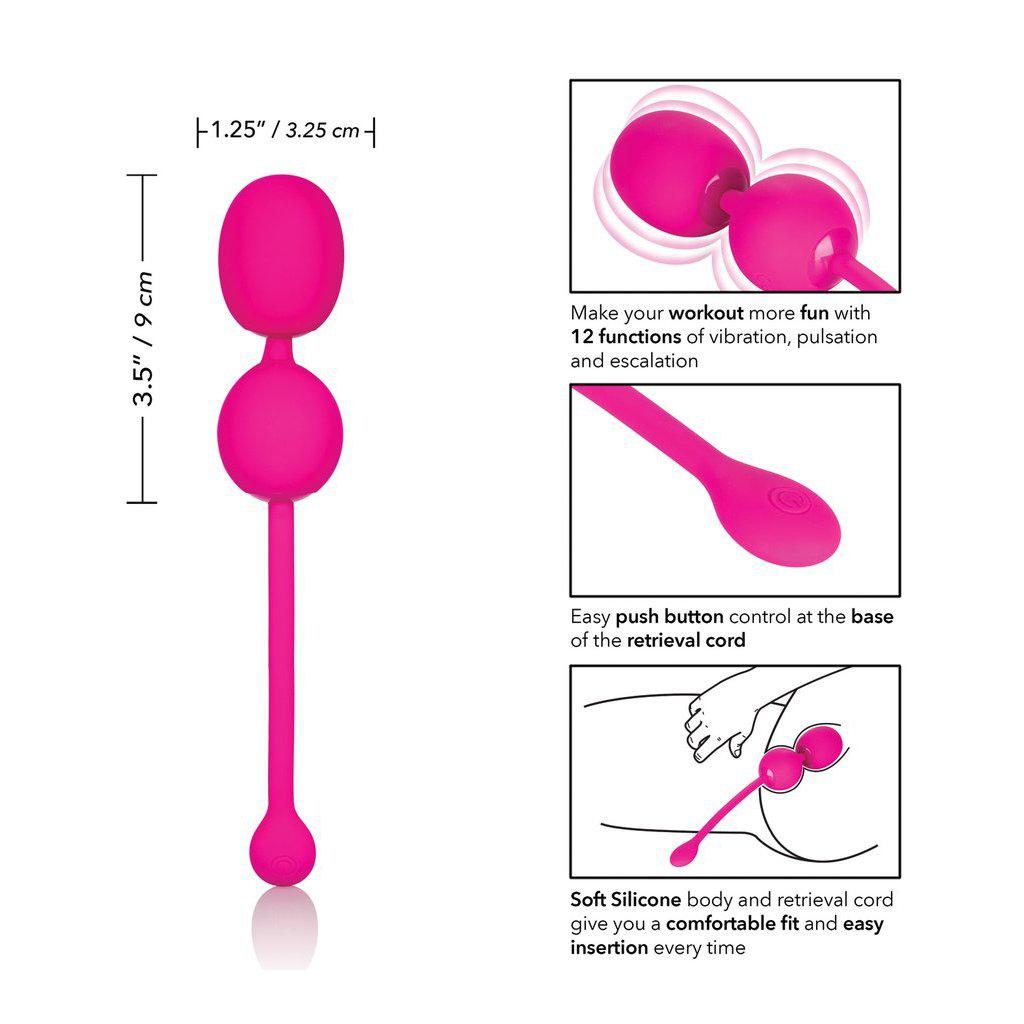 Dual Rechargeable Silicone Kegel Balls