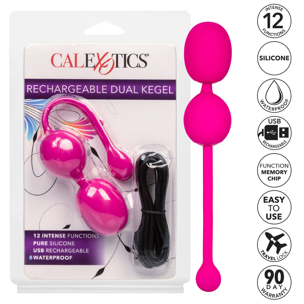 Dual Rechargeable Silicone Kegel Balls