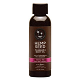 Earthly Body Hemp Seed Massage & Body Oil - 2oz