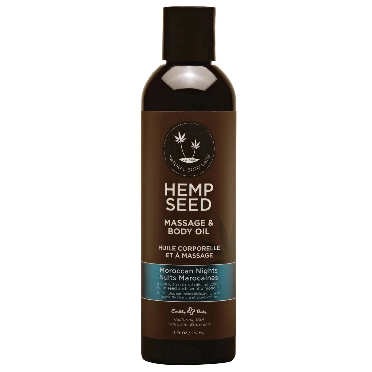 Earthly Body Hemp Seed Massage & Body Oil - 8oz